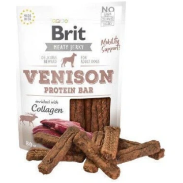 Gardums suņiem Brit Jerky Venison Protein Bar, sav