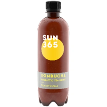 Tējas dzēriens SUN365 Kombucha Traditional, PET, 0