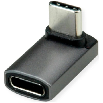 Adapteris USB4 Gen 3x2, Aluminum, 90° w, Type C, M