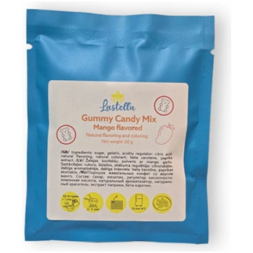 Pulveris konfekšu gatavošanai Candy mix, DIY Gummy