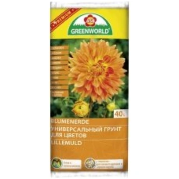 Greenworld Augsne puķēm universāla 40L Premium