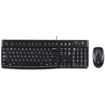 Logitech MK120 RUS Desktop Keyboard Melns