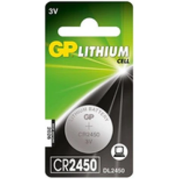 GP Batteries LITHIUM BUTTON CELL CR2450 Blister wi