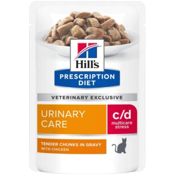 Hill`s PD Feline c/d Urinary Stress gulašs ar vist