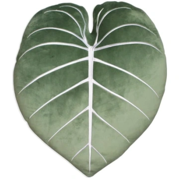 Philodendron Gloriosum Moody Green Leaf Throw spil