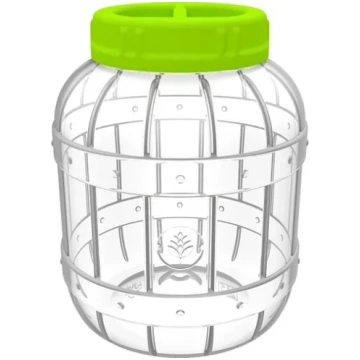 Burka Browin 602013, 3 l, caurspīdīga krās./zaļa k