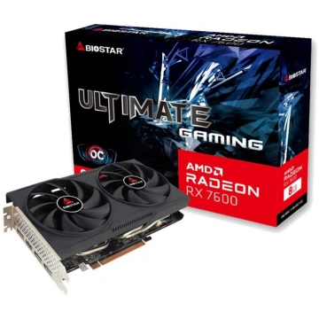Video karte BIOSTAR AMD Radeon RX 7600 OC, 8GB, GD