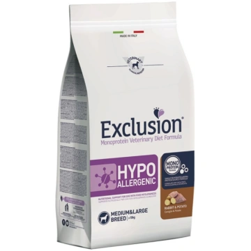 Exclusion Hypoallergenic barība suņiem ar trusi un