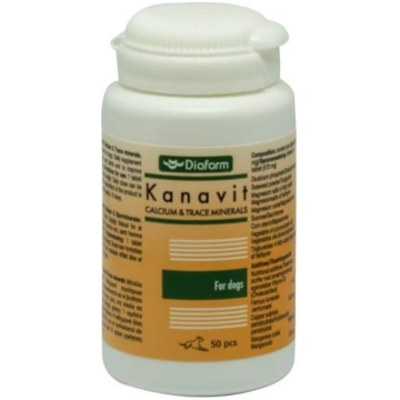 DF KANAVIT CALCIUM & MINERALS TAB N50 SUŅIEM vetzo