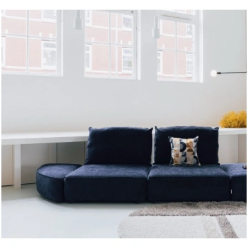 Hunter Sofa 3-seater Navy Zuiver