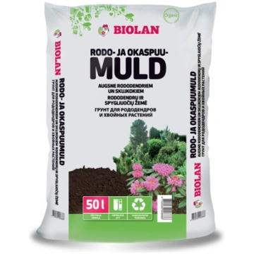 Zeme rododendriem/skujkokiem Biolan, 50 l