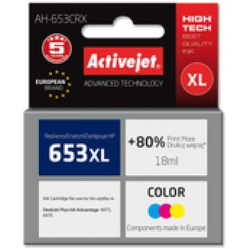 Activejet AH-653CRX Ink for HP printers; Replaceme
