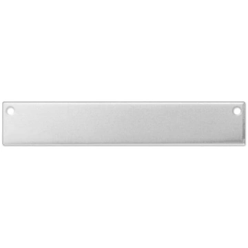 Ebauche Aluminium, Plaque rectangle percéee 2 trou