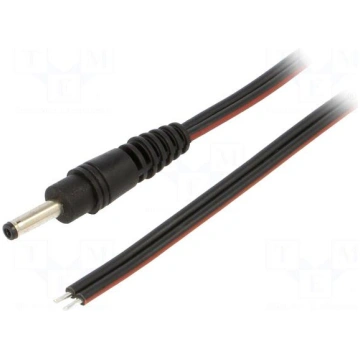 Cable | 2x0.75mm2 | cables,DC 3,5/1,3 plug | strai