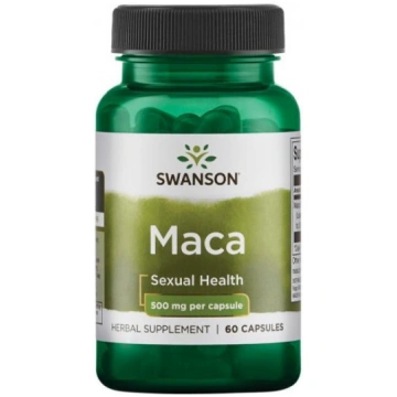 SWANSON Maca 500mg Sexual Health Uztura bagātinātā