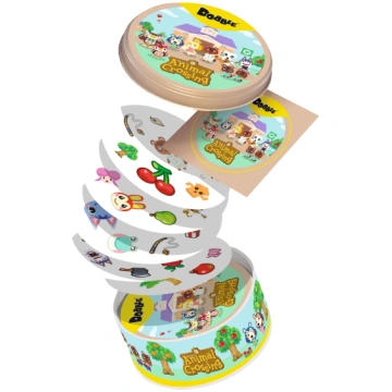Asmodee Dobble Animal Crossing Family Card Game fo