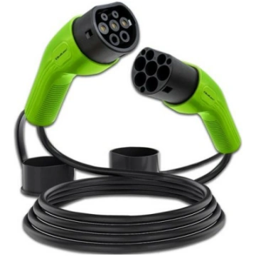 Qoltec 52474 electric vehicle charging cable Black
