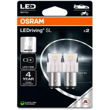 LED spuldzes P21/5W, 1W, 6000K, 12V, LEDriving SL 
