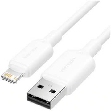 CABLE USB2.0 TO LIGHTNING/2M WHITE LAMWH VENTION