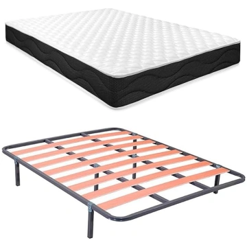 Homey Sleep Pro Complete Bed with Reversible Mattr