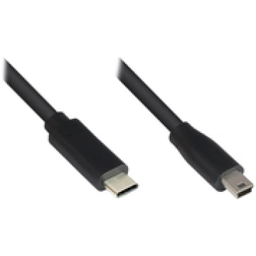 Good Connections USB2.0 Kabel C-Mini B5pol. schw. 