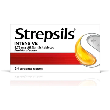 STREPSILS Intensive tabletes, 24 gab. RECKITT BENC