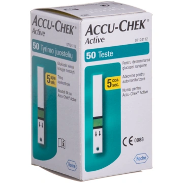 ACCU-CHEK ACTIVE GLUCOSE, diagnostikas sloksnes gl