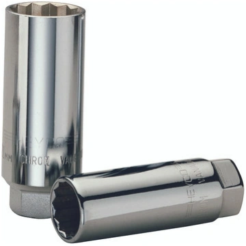 Wiha 33739 - 3/8" Drive Deep Socket, 12 Point, 1/4