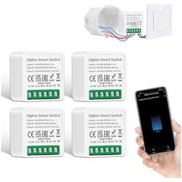 CNBINGO ZigBee viedā gaismas slēdža modulis 1 veid