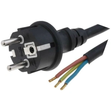 Cable; 3x1.5mm2; CEE 7/7 (E/F) plug,cables; neopre