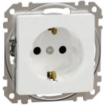 Kontaktligzda a/z ar skrūvēm balta Sedna Design SD