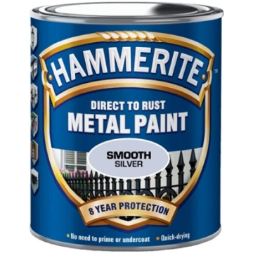 Hammerite Glatlak - Silver - 250 ml. 5078301