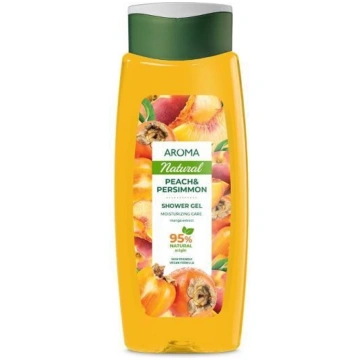 Dušas želeja “Persiks un hurma”, 400 ml Aroma Natu