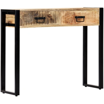 Konsoles galdiņš, 90x30x75 cm, mango masīvkoks