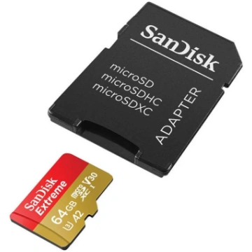 SanDisk Extreme MicroSDXC atmiņas karte 64GB
