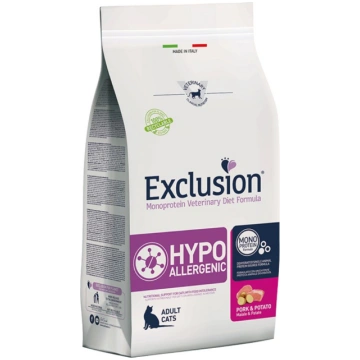 Exclusion Hypoallergenic barība kaķiem ar cūkgaļu 