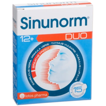 SINUNORM DUO, 15 kapsulas Lotos Pharma