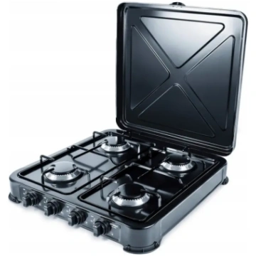 Promis KG400C plīts Melna, Balta Gāzes virsma ar 4