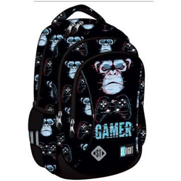 St.right Blue Gamer 3 nodalījumu mugursoma ar atst
