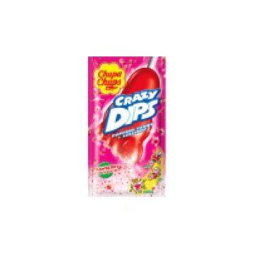 CHUPA CHUPS Crazy Dips ledene ar zemeņu garšu Ķīna