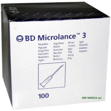 Aghi Bd Microlance 25gx16 mm. - Box 100 pz