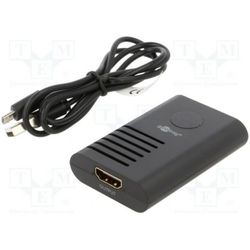 Repeater; HDMI socket,both sides; HDMI 2.0; 30m; b
