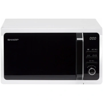 SHARP mikroviļņu krāsns, 20l, 800W balta R243W 497