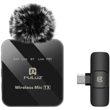 Bezvadu Lavalier mikrofons PULUZ PU648B (USB-C) An