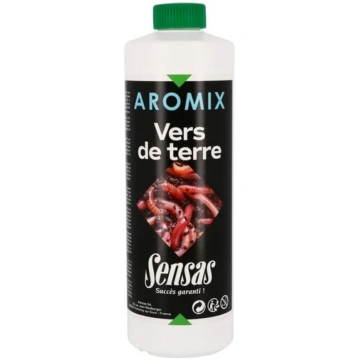 Šķidrais aromāts Sensas Aromix Earthworm, 500ml Sa