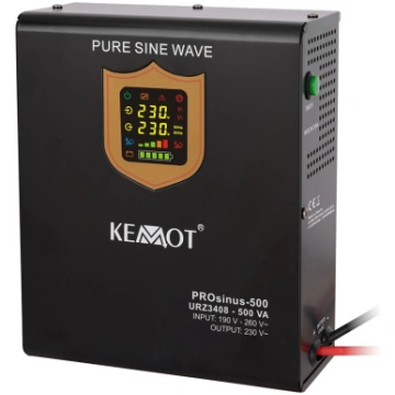 Wall-mounted emergency power supply KEMOT PROsinus