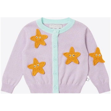 CARDIGAN CON TOPPA STELLA MARINA - 12M