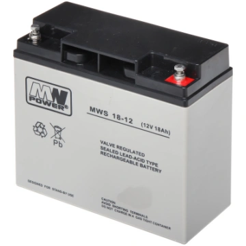 AKUMULATORS 12V/18AH-MWS MW POWER
