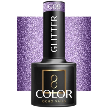 Activeshop OCHO NAILS Lakier hybrydowy glitter G09