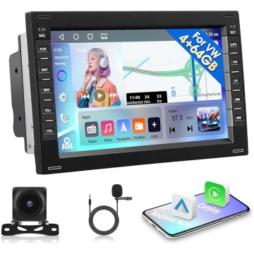 4G + 64G Motorsi Android 15 Carplay auto radio VW 